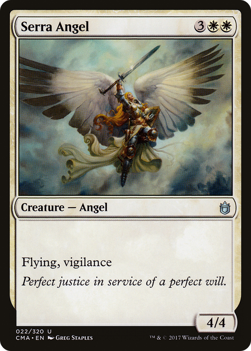 Serra Angel (CMA-022) [Commander Anthology] MTG Single Wizards of the Coast