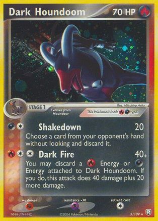 Dark Houndoom - 005/109 (5/109) Holofoil [EX: Team Rocket Returns] Pokemon Single Pokémon