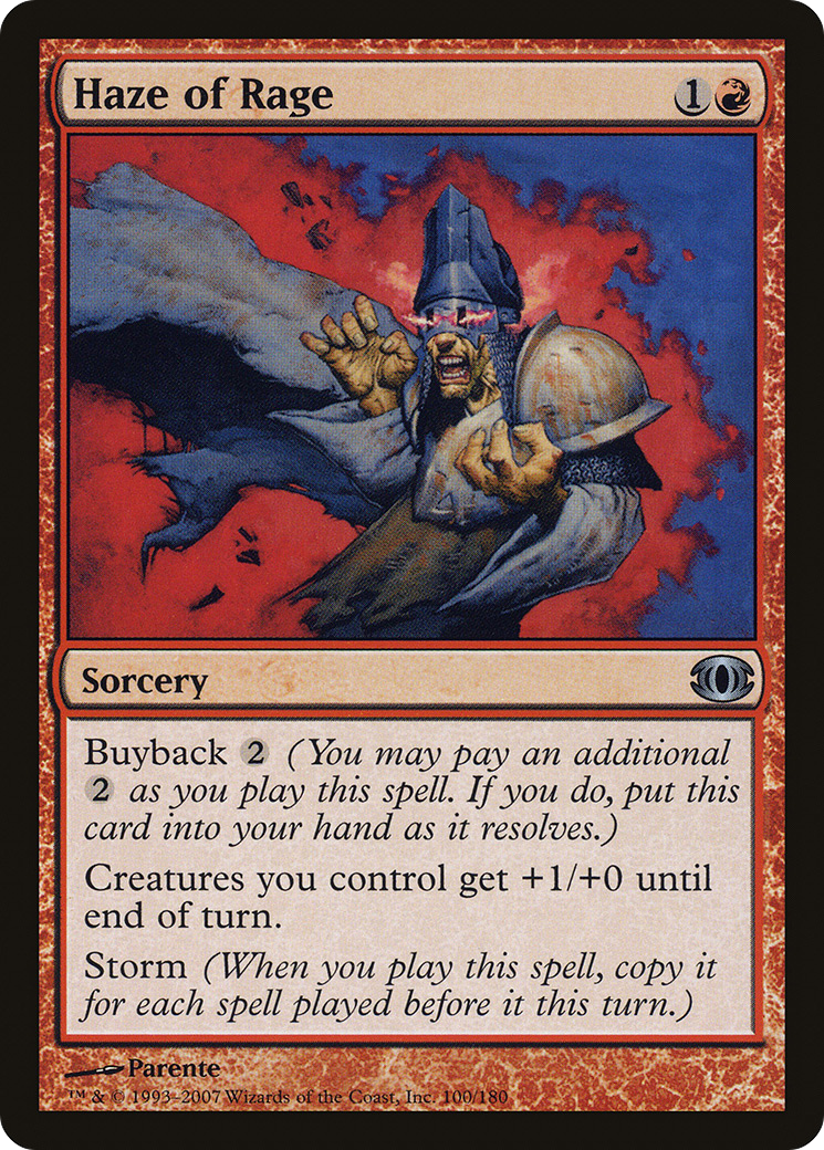 Haze of Rage (FUT-100) [Future Sight] MTG Single Wizards of the Coast