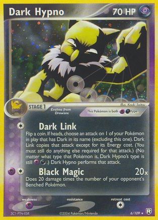Dark Hypno (6/109) Reverse Holofoil [EX: Team Rocket Returns] Pokemon Single Pokémon