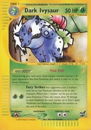 Dark Ivysaur - 6 (/9) [Promos: Best of Promos] Pokemon Single Pokémon