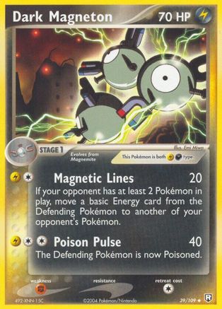 Dark Magneton (39/109) [EX: Team Rocket Returns] Pokemon Single Pokémon