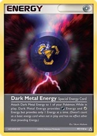 Dark Metal Energy (/110) Reverse Holofoil [EX: Holon Phantoms] Pokemon Single Pokémon