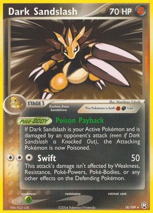 Dark Sandslash (18/109) Reverse Holofoil [EX: Team Rocket Returns] Pokemon Single Pokémon
