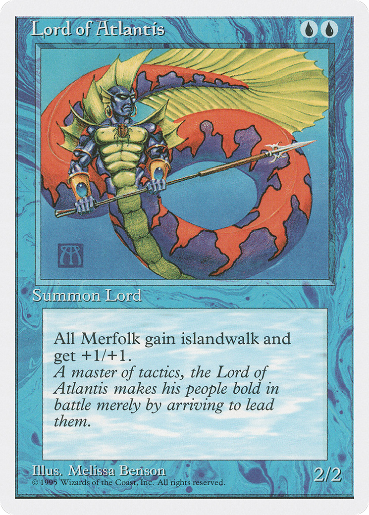 Lord of Atlantis (4ED-082) [Fourth Edition] MTG Single Wizards of the Coast
