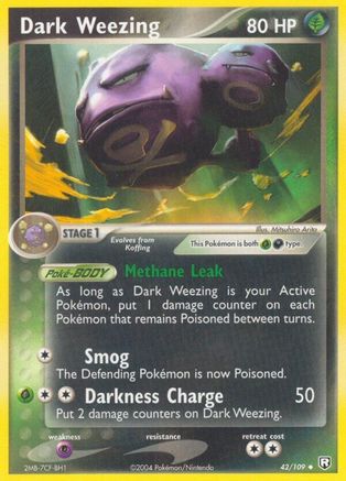 Dark Weezing (42/109) Reverse Holofoil [EX: Team Rocket Returns] Pokemon Single Pokémon