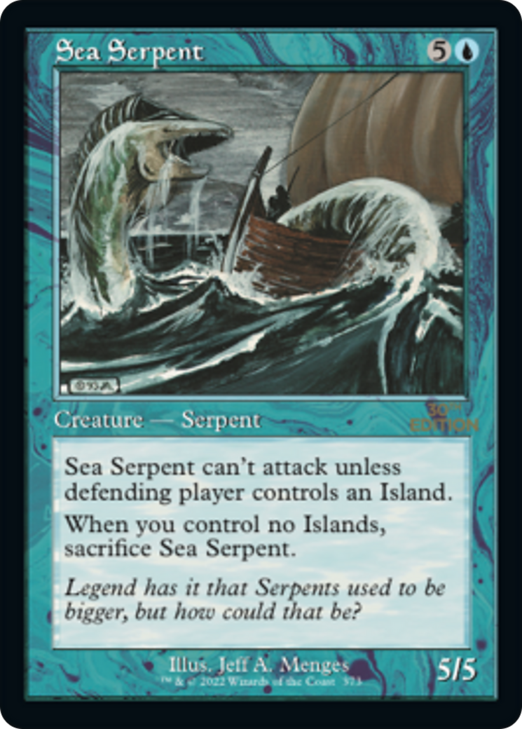 Sea Serpent (30A-373) [30th Anniversary Edition] MTG Single Wizards of the Coast