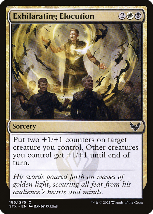 Exhilarating Elocution (STX-185) [Strixhaven: School of Mages] MTG Single Wizards of the Coast