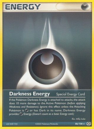 Darkness Energy (Special) (/106) Reverse Holofoil [EX: Emerald] Pokemon Single Pokémon