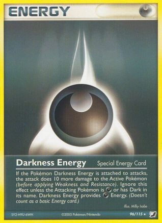 Darkness Energy (Special) (/115) Reverse Holofoil [EX: Unseen Forces] Pokemon Single Pokémon