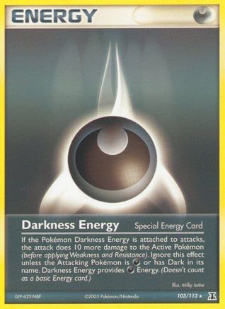 Darkness Energy (Special) (103/113) [EX: Delta Species] Pokemon Single Pokémon