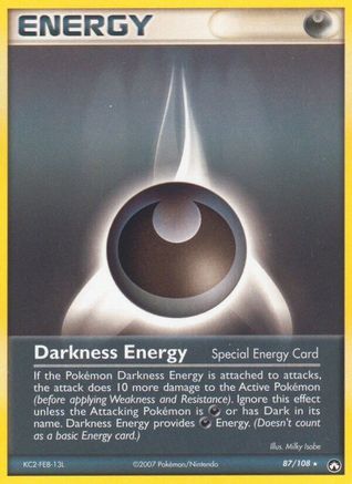 Darkness Energy (Special) (87/108) Reverse Holofoil [EX: Power Keepers] Pokemon Single Pokémon