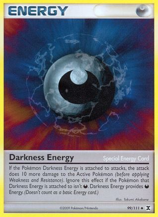 Darkness Energy (Special) (/111) [Platinum: Rising Rivals] Pokemon Single Pokémon