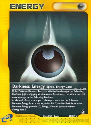 Darkness Energy (/147) Reverse Holofoil [Vintage: Aquapolis] Pokemon Single Pokémon