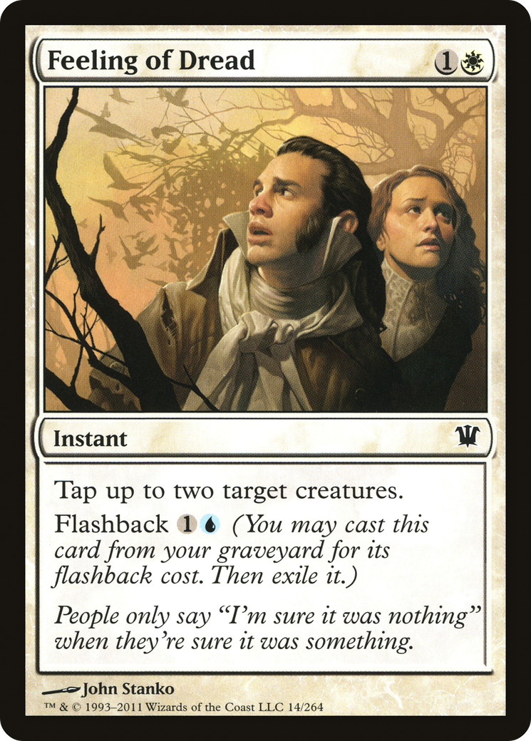 Feeling of Dread (ISD-014) [Innistrad] MTG Single Wizards of the Coast