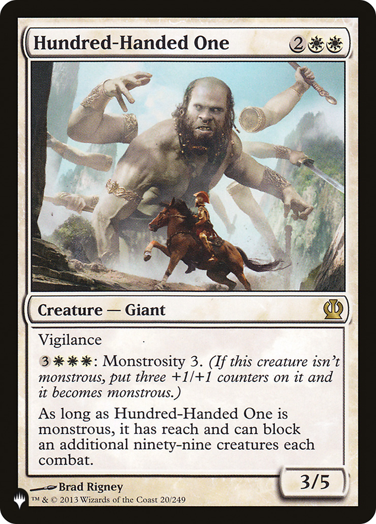 Hundred-Handed One (LIST-20/249) [Mystery Booster] The List MTG Single Wizards of the Coast