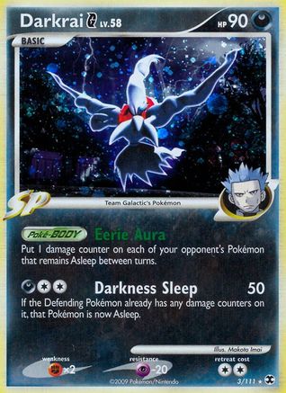 Darkrai G (3/111) - [Platinum: Rising Rivals] Reverse Holofoil Pokemon Single Pokémon