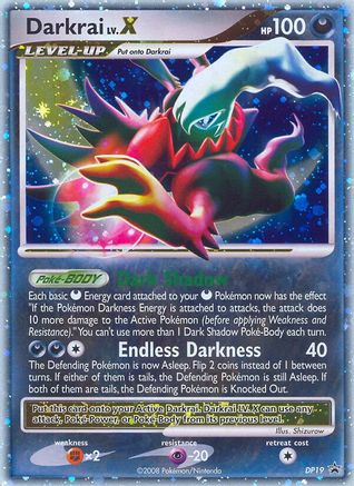 Darkrai LV.X - DP19 (DP19/56) Holofoil [Promos: DP Promos] Pokemon Single Pokémon