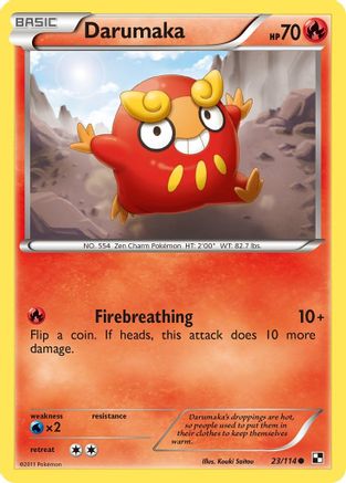 Darumaka (23/114) [BW: Base Set] Pokemon Single Pokémon