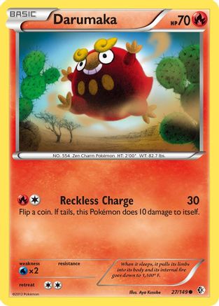 Darumaka (/149) [BW: Boundaries Crossed] Pokemon Single Pokémon