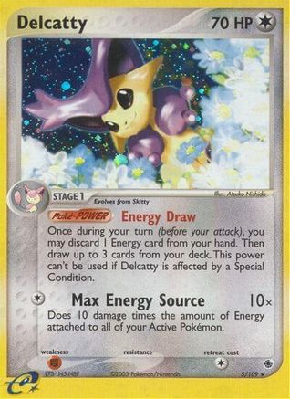 Delcatty - 5/109 (5/109) Reverse Holofoil [EX: Ruby & Sapphire] Pokemon Single Pokémon