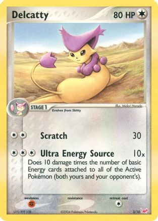 Delcatty (/10) [EX: Trainer Kit 1 Latias & Latios] Pokemon Single Pokémon