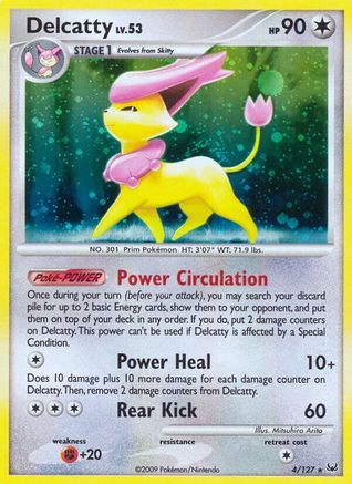 Delcatty (/127) Reverse Holofoil [Platinum: Base set] Pokemon Single Pokémon