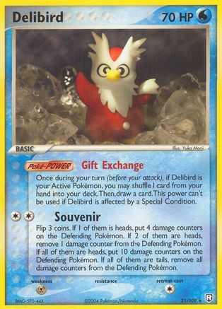 Delibird (21/109) [EX: Team Rocket Returns] Pokemon Single Pokémon
