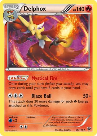 Delphox (/146) Holofoil [XY: Base Set] Pokemon Single Pokémon