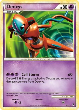 Deoxys (/95) Reverse Holofoil [HGSS: Call of Legends] Pokemon Single Pokémon