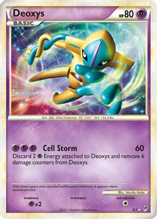 Deoxys (Shiny) (/95) Holofoil [HGSS: Call of Legends] Pokemon Single Pokémon