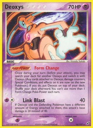 Deoxys (Normal Forme) (/107) [EX: Deoxys] Pokemon Single Pokémon