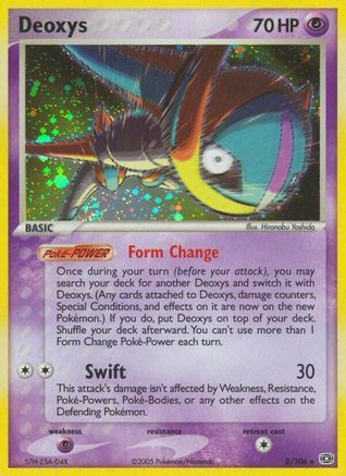 Deoxys (Speed Forme) (/106) Holofoil [EX: Emerald] Pokemon Single Pokémon