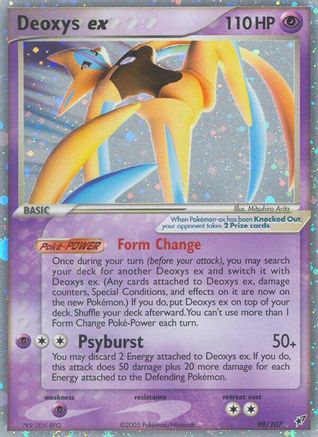 Deoxys ex (Attack Forme) (/107) Holofoil [EX: Deoxys] Pokemon Single Pokémon