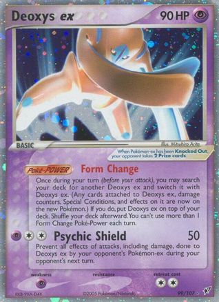 Deoxys ex (Defense Forme) (/107) Holofoil [EX: Deoxys] Pokemon Single Pokémon
