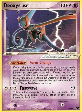 Deoxys ex (/17) [Promos: POP Series 4] Pokemon Single Pokémon