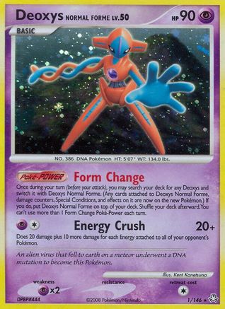 Deoxys Normal Forme (1/146) - [DP: Legends Awakened] Reverse Holofoil Pokemon Single Pokémon
