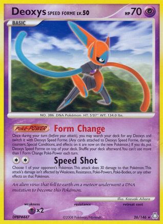 Deoxys Speed Forme (/146) [DP: Legends Awakened] Pokemon Single Pokémon