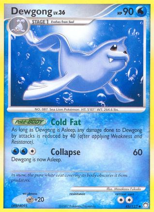 Dewgong (45/123) [DP: Mysterious Treasures] Pokemon Single Pokémon