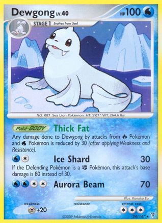 Dewgong (/147) [Platinum: Supreme Victors] Pokemon Single Pokémon