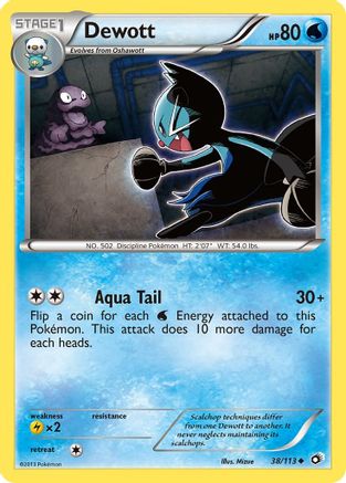 Dewott (/113) Reverse Holofoil [BW: Legendary Treasures] Pokemon Single Pokémon