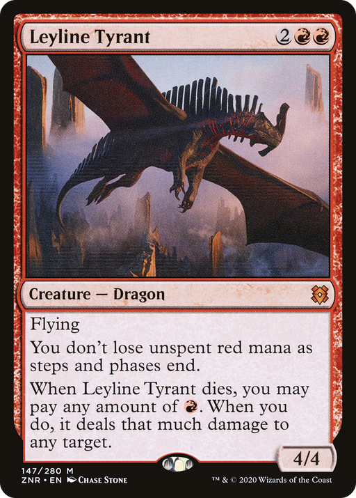 Leyline Tyrant (ZNR-147) [Zendikar Rising] MTG Single Wizards of the Coast
