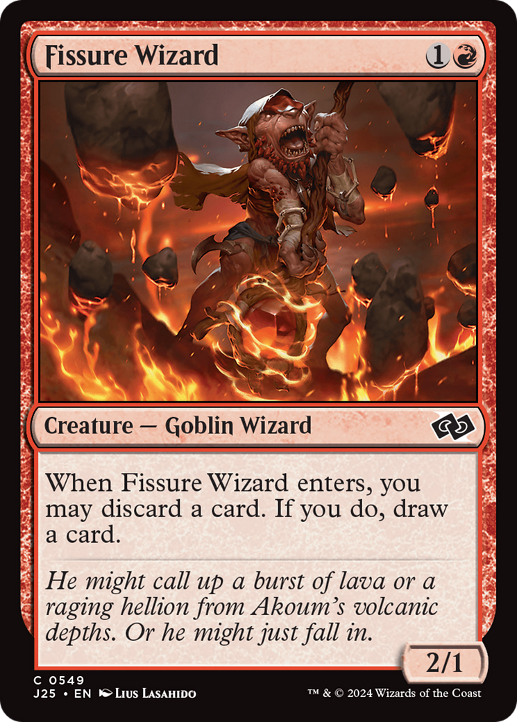 Fissure Wizard (J25-549) [Foundations Jumpstart] MTG Single Wizards of the Coast
