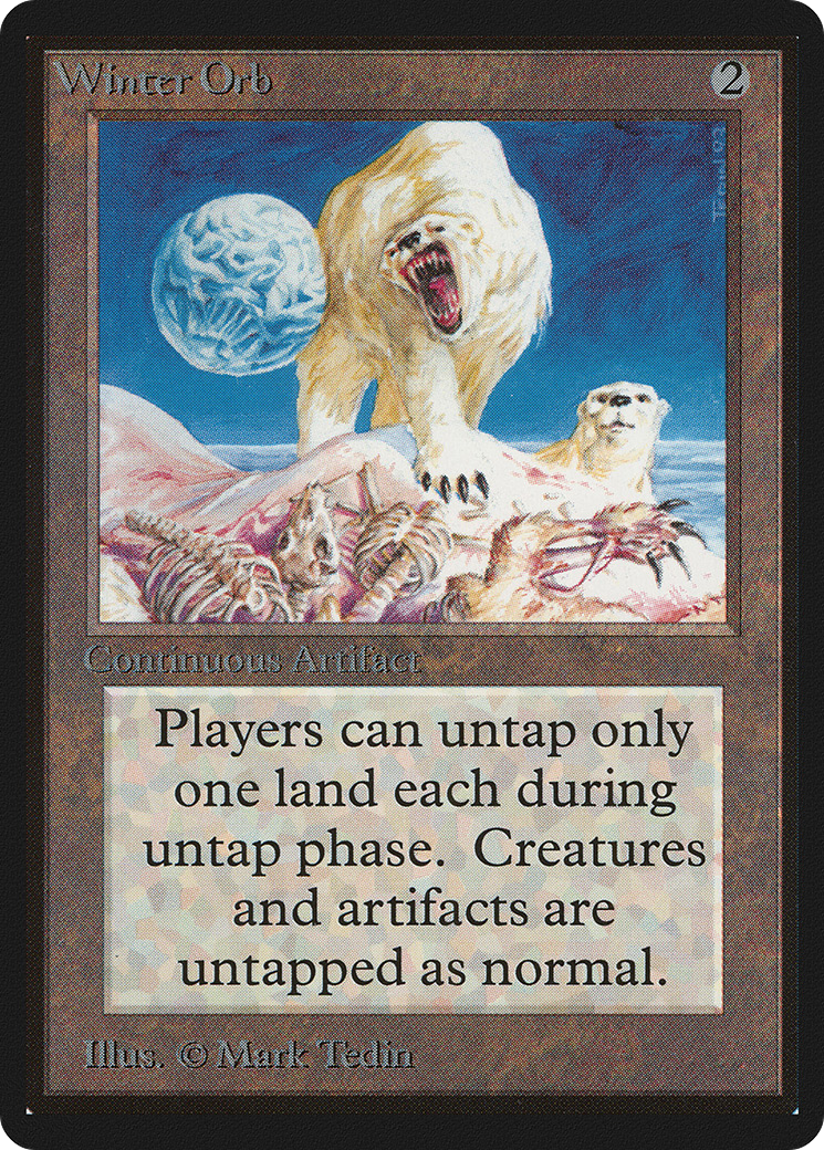 Winter Orb (LEB-) [Oldschool] Limited Edition Beta MTG Single Wizards of the Coast