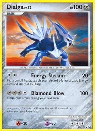 Dialga (23) (/127) [Platinum: Base set] Pokemon Single Pokémon