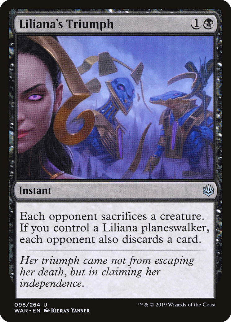 Liliana's Triumph (WAR-098) [War of the Spark] MTG Single Wizards of the Coast