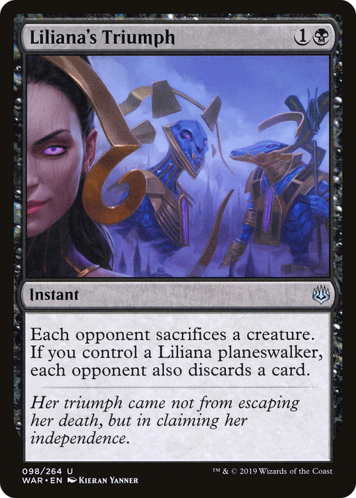 Liliana's Triumph (WAR-098) [War of the Spark] Foil MTG Single Wizards of the Coast
