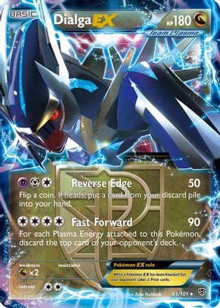 Dialga EX (Team Plasma) (/101) Holofoil [BW: Plasma Blast] Pokemon Single Pokémon