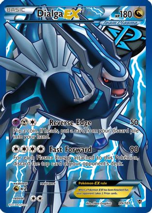 Dialga EX (Team Plasma) (99 Full Art) (/101) Holofoil [BW: Plasma Blast] Pokemon Single Pokémon
