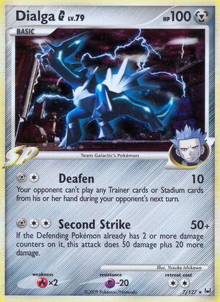 Dialga G (/127) Holofoil [Platinum: Base set] Pokemon Single Pokémon